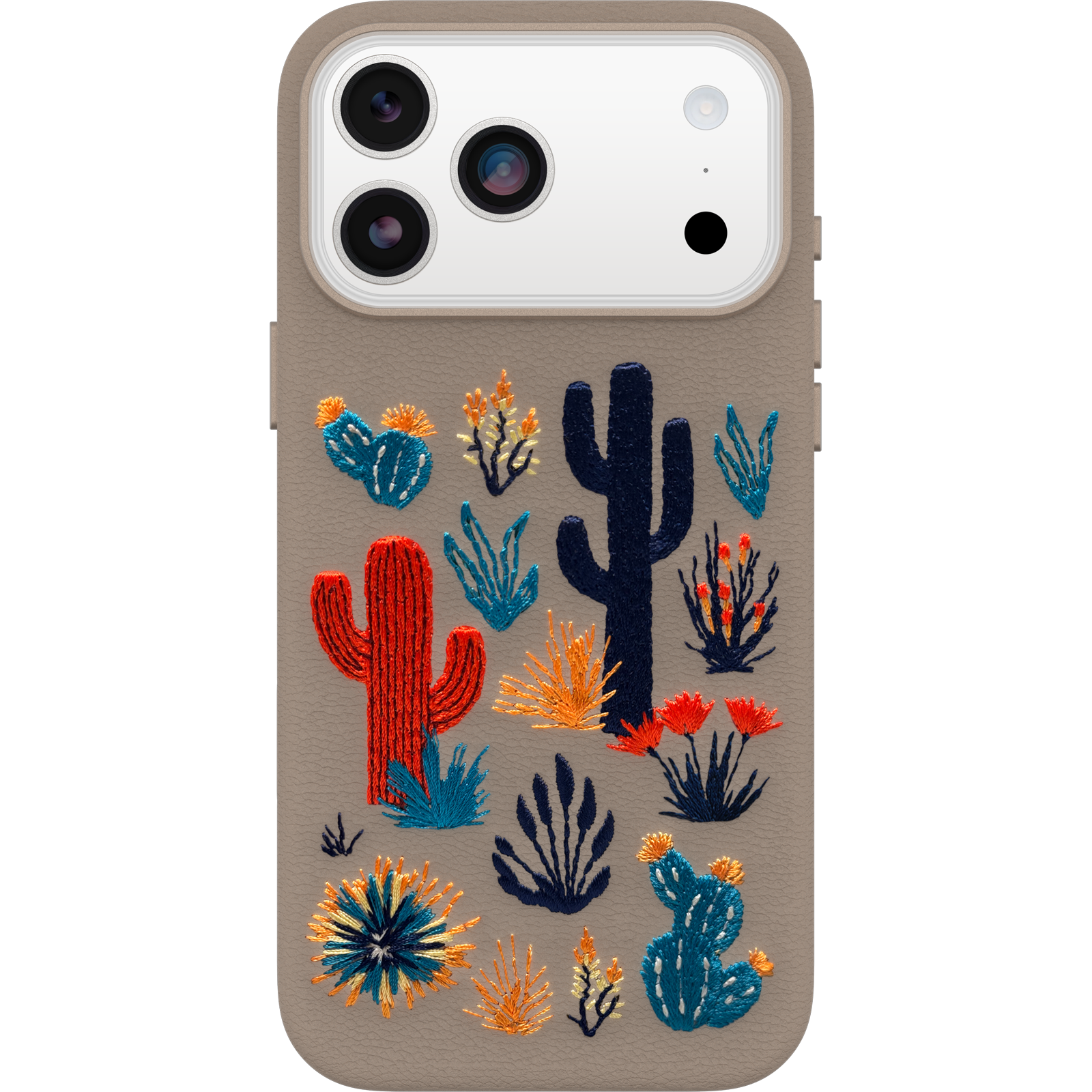 iPhone 17 Pro Max Symmetry Cactus Embroidery Case – OtterBox ANZ