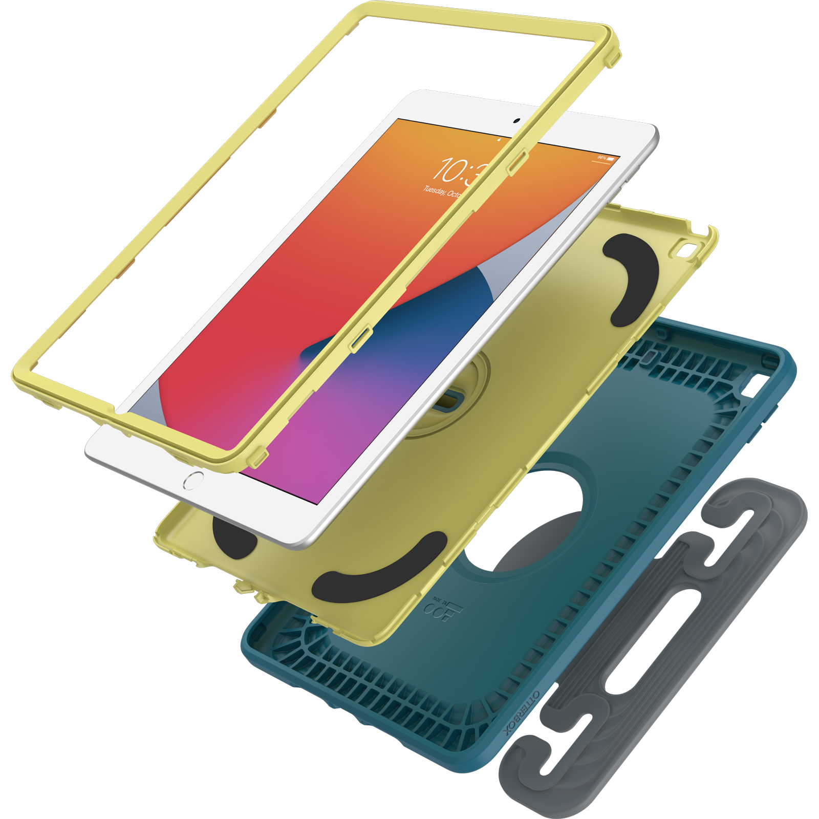 iPad (7th, 8th, and 9th gen) Kids EasyGrab Tablet Case - Image 4717