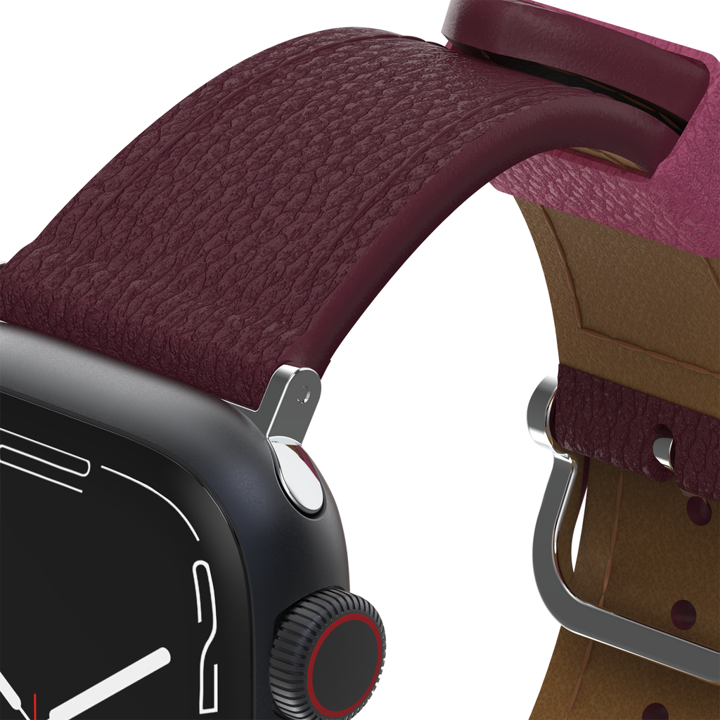 Apple Watch 40/41/42mm / Apple Watch 44/45/46mm Symmetry Series Cactus Leather Band - Image 6896