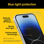 iPhone 15 Plus Premium Pro Glass Blue Light Screen Protector - Image 26088