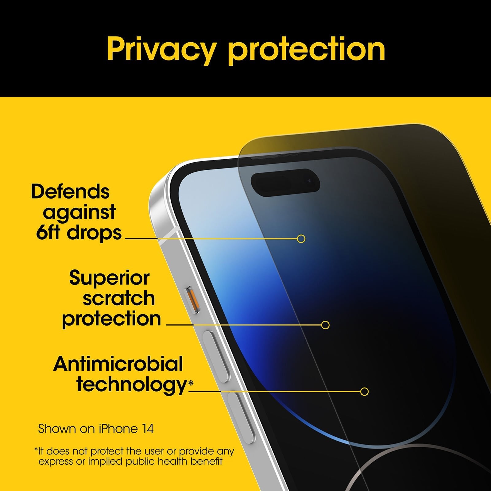 iPhone 15 Plus Premium Pro Glass Blue Light Screen Protector - Image 26092