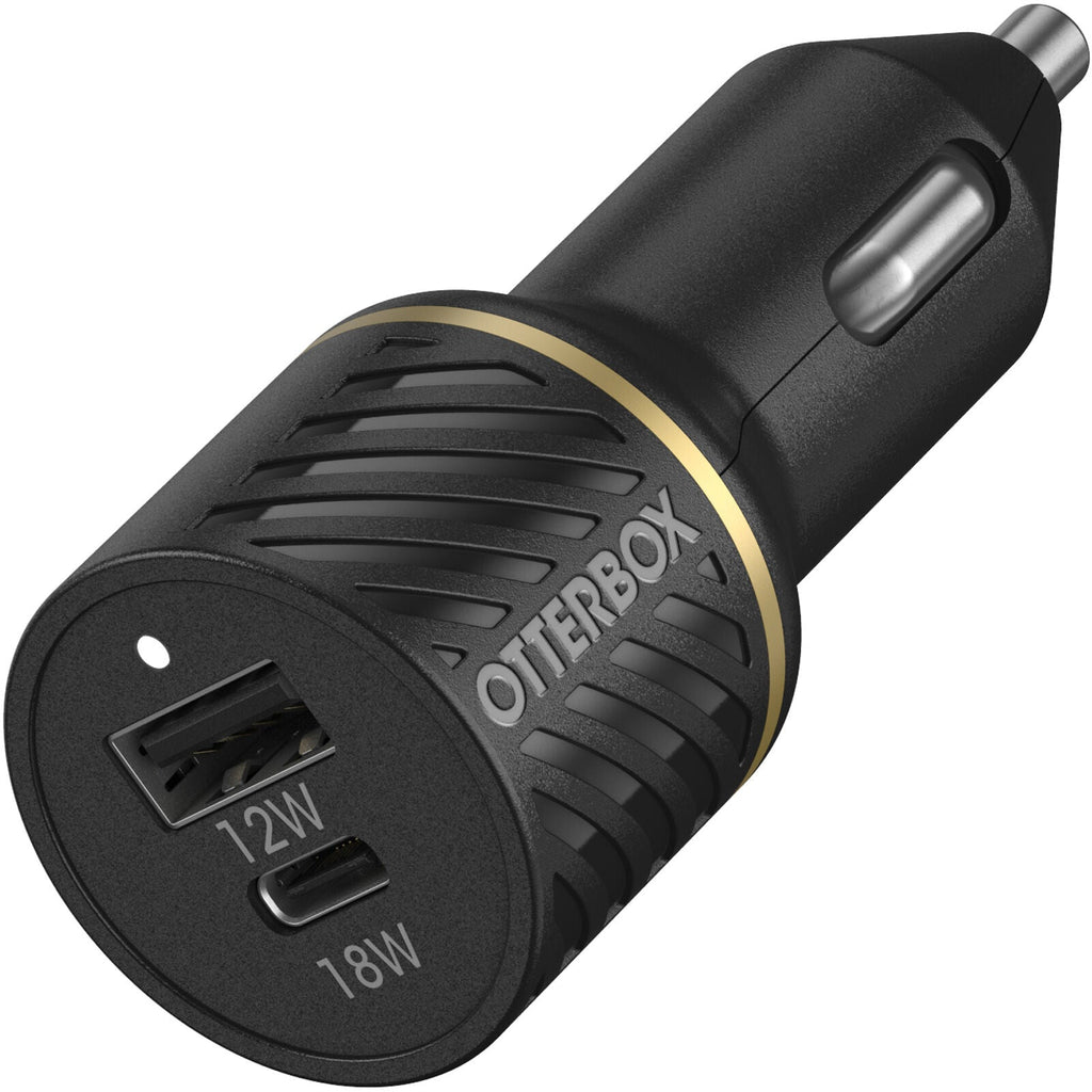 USB-C and USB-A Fast Charge Dual Port Car Charger, 30W - Image 15658
