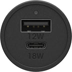 USB-C and USB-A Fast Charge Dual Port Car Charger, 30W - Image 15659