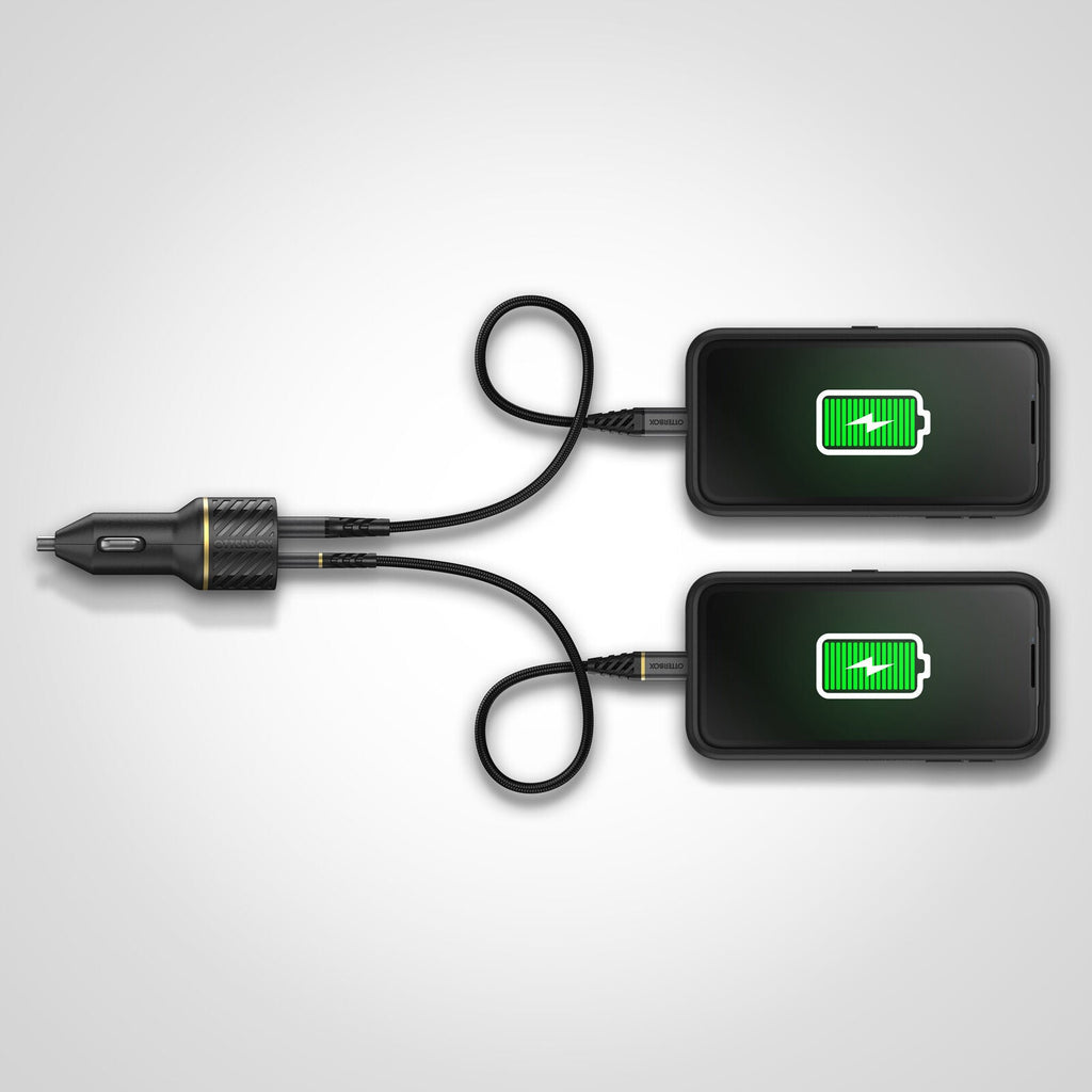 USB-C and USB-A Fast Charge Dual Port Car Charger, 30W - Image 15661