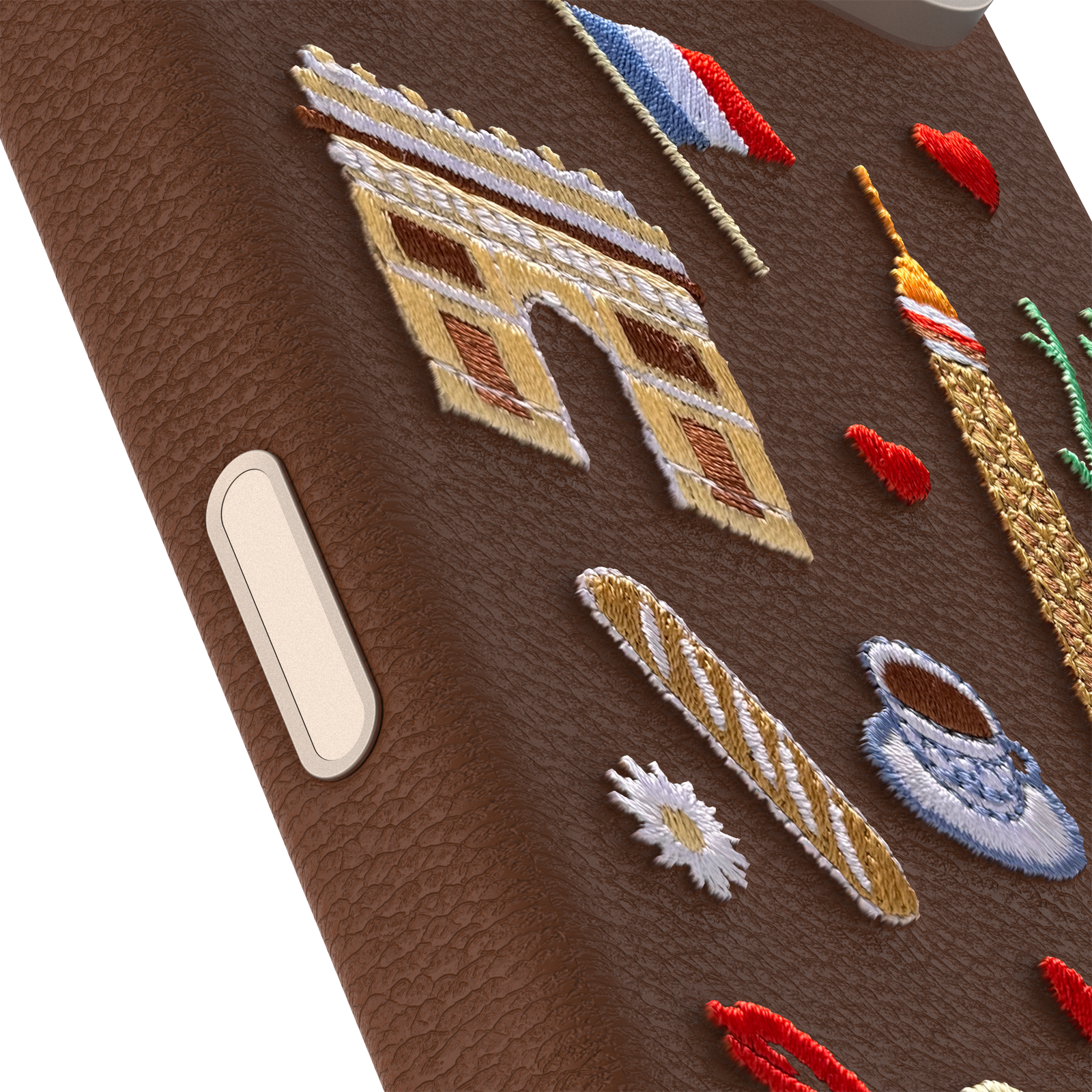 iPhone 17 Pro Max HÃ¼lle | Symmetry Series Cactus Leather Embroidery - Image 3072