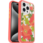 iPhone 15 Pro Symmetry Series Clear Case for MagSafe Fluttering Flora - Image 28222