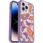 iPhone 14 Pro Max Symmetry Series Clear Case for MagSafe Fluttering Flora - Image 28880