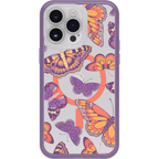 iPhone 14 Pro Max Symmetry Series Clear Case for MagSafe Fluttering Flora - Image 28881