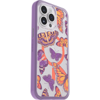iPhone 14 Pro Max Symmetry Series Clear Case for MagSafe Fluttering Flora - Image 28882