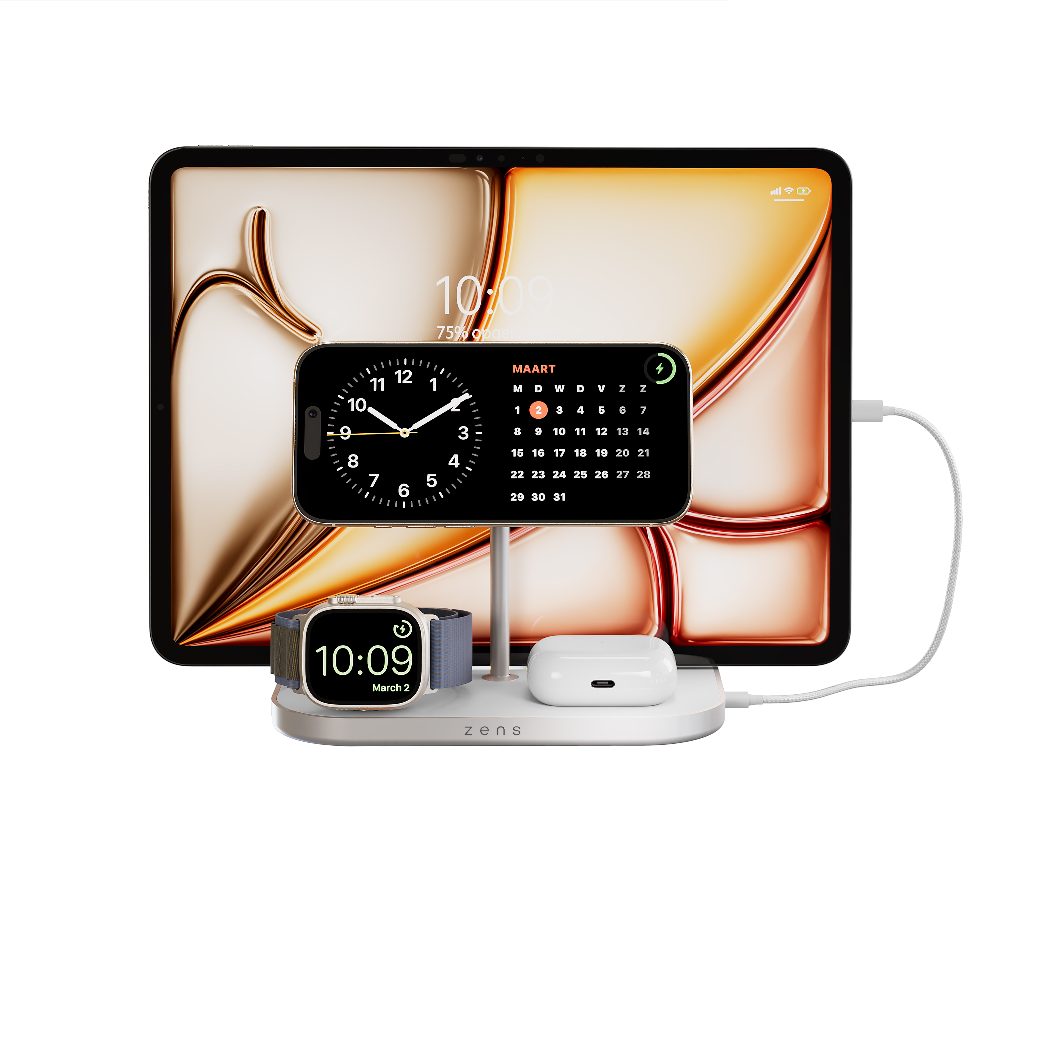 Zens Stand Wireless Charger 4-in-1 - Image 17726