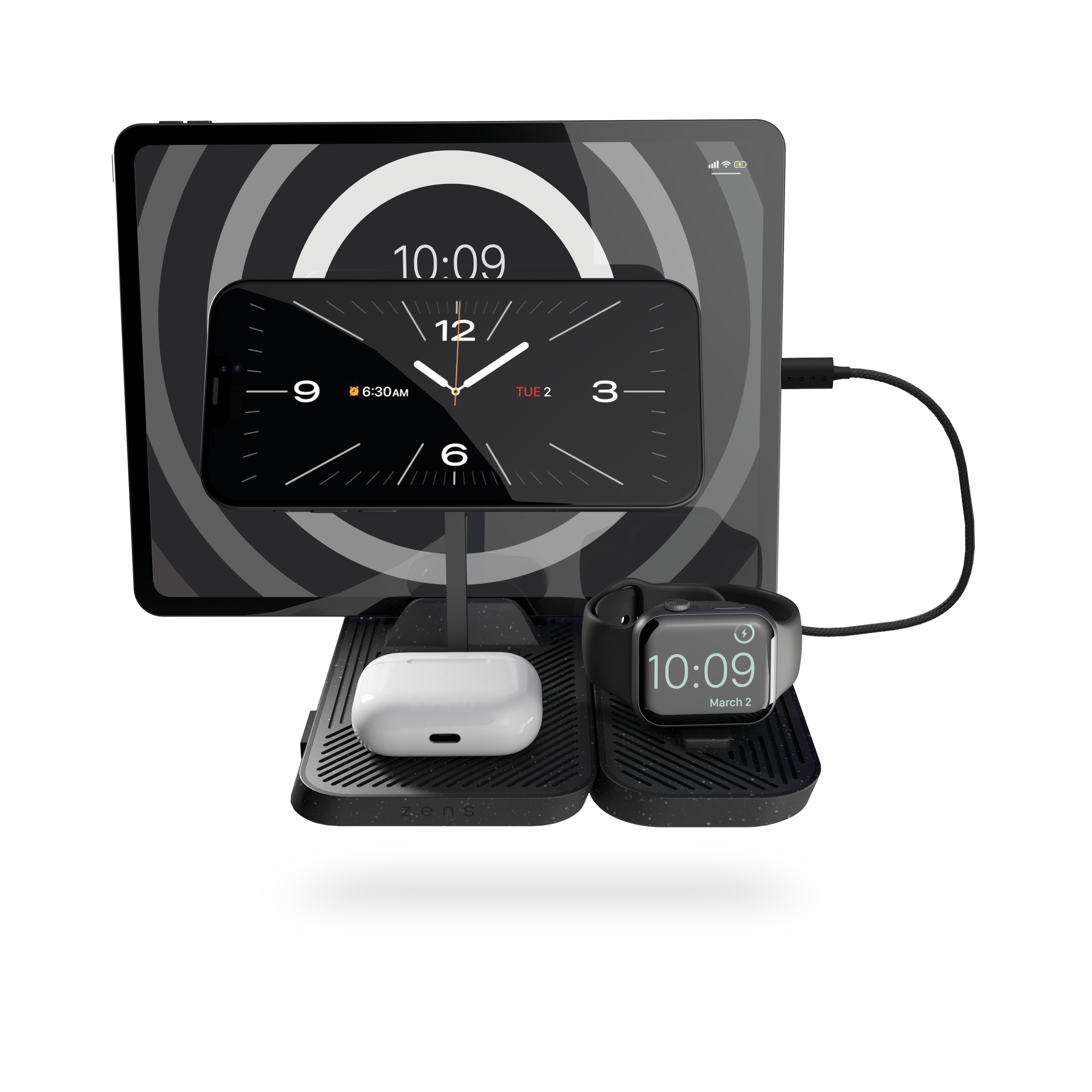 Zens | Zens 4-in-1 Modular Wireless Charging Station - Image 18036