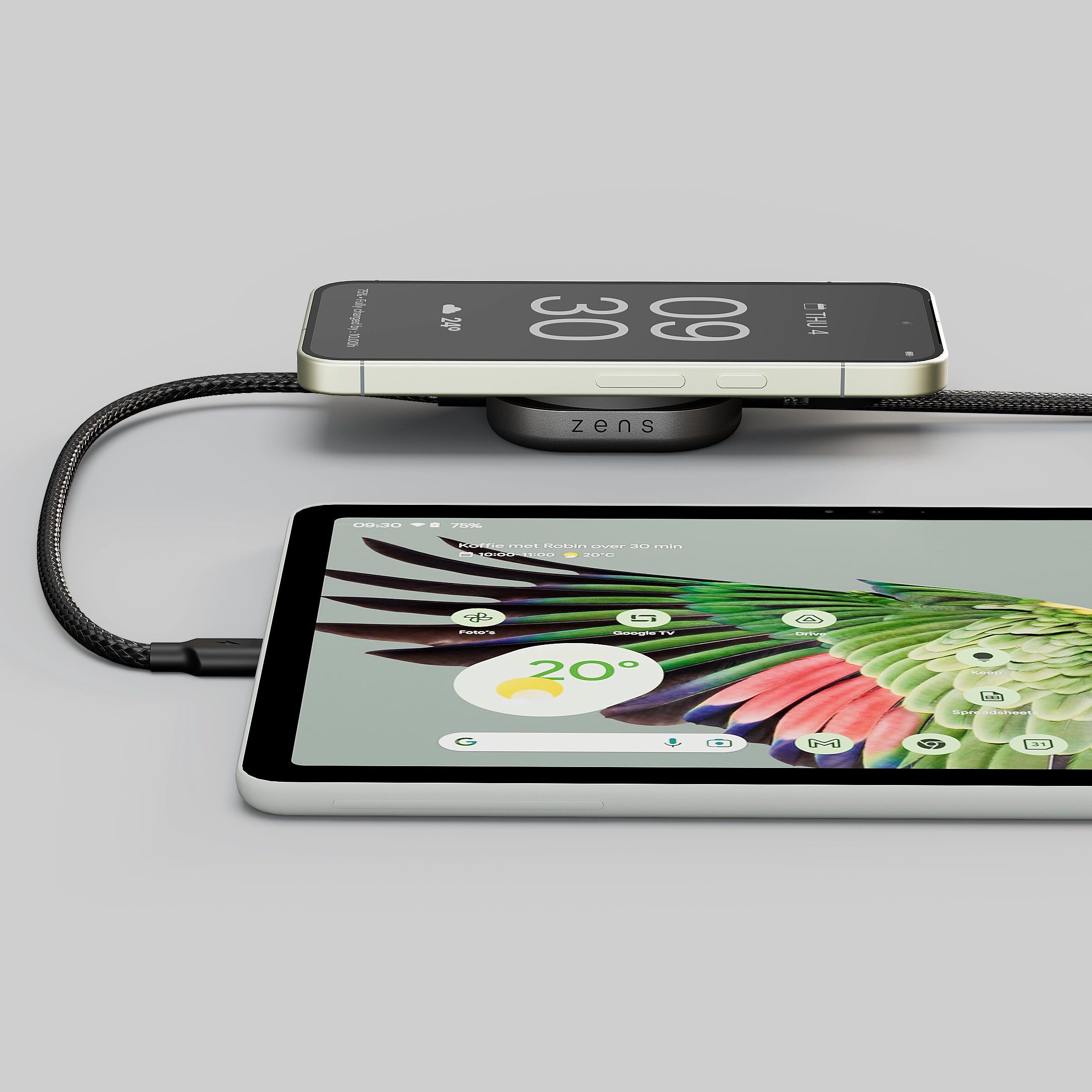 Zens Cable | Qi2 + USB C-C Case | Zens Charging Cable Pro 2 - Image 31579