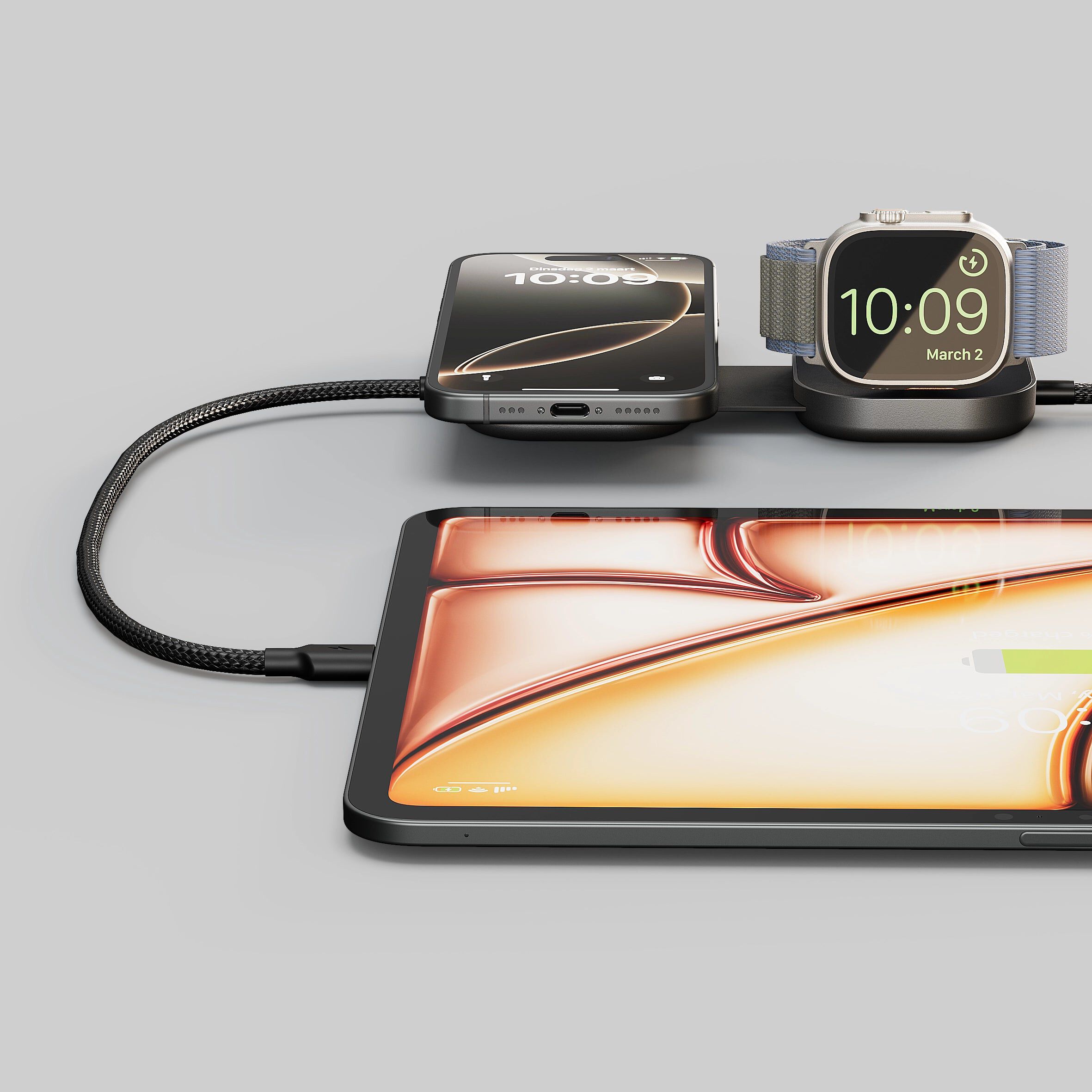 Zens Cable | Qi2 + USB C-C + Apple Watch Case | Zens Charging Cable Pro 3 - Image 31559