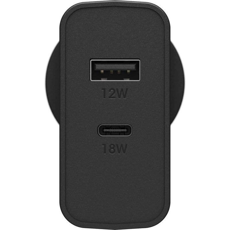 product image 2 - USB-C and USB-A Dual Port (Type I) Fast Charge Wall Charger