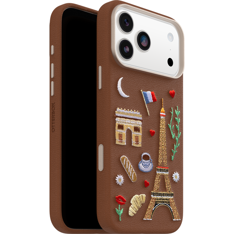 product image 5 - iPhone 17 Pro Max Case Symmetry Series Cactus Leather Embroidery