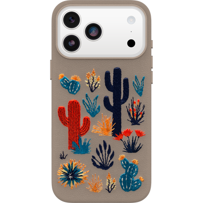iPhone 17 Pro Max Case | Symmetry Series Cactus Leather Embroidery