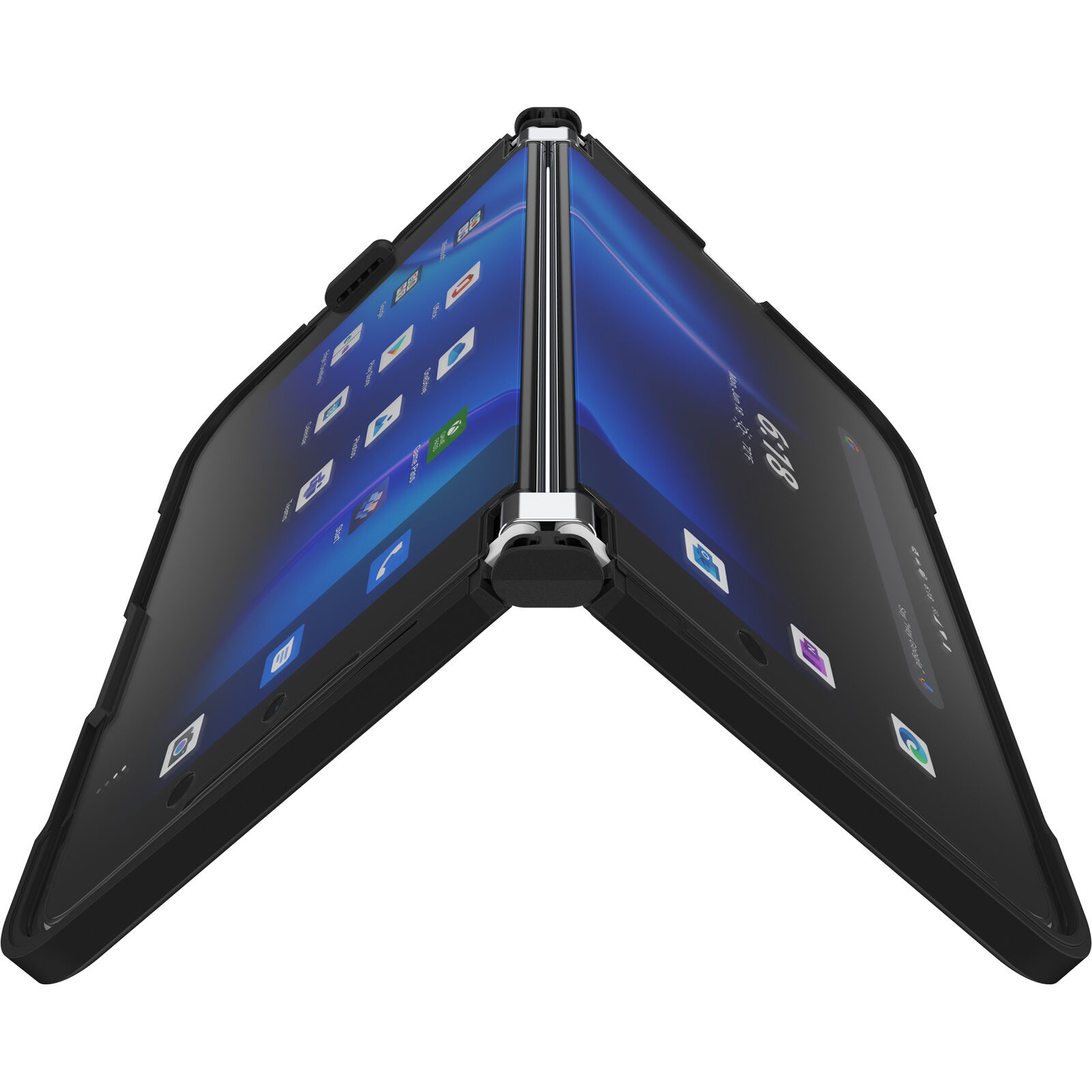 Microsoft Surface Duo 2 ブラック　カバー付き Microsoft Surface Duo 2用レザーカバー・シェル - Noreve