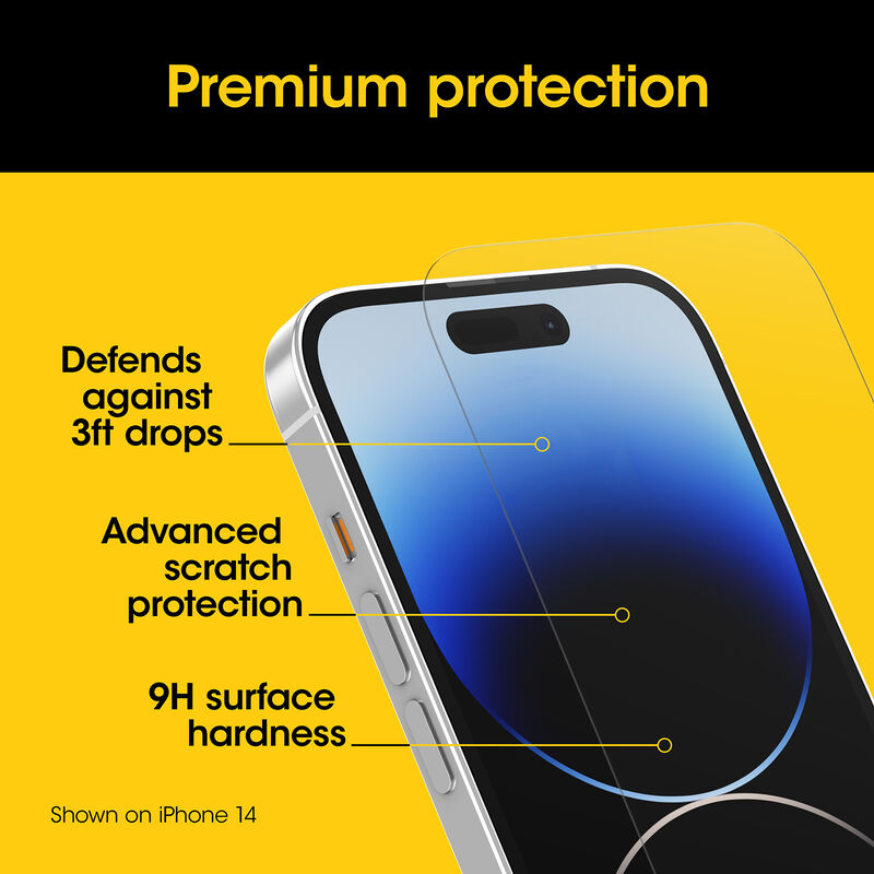 product image 4 - iPhone 15 Screen Protector Premium Glass