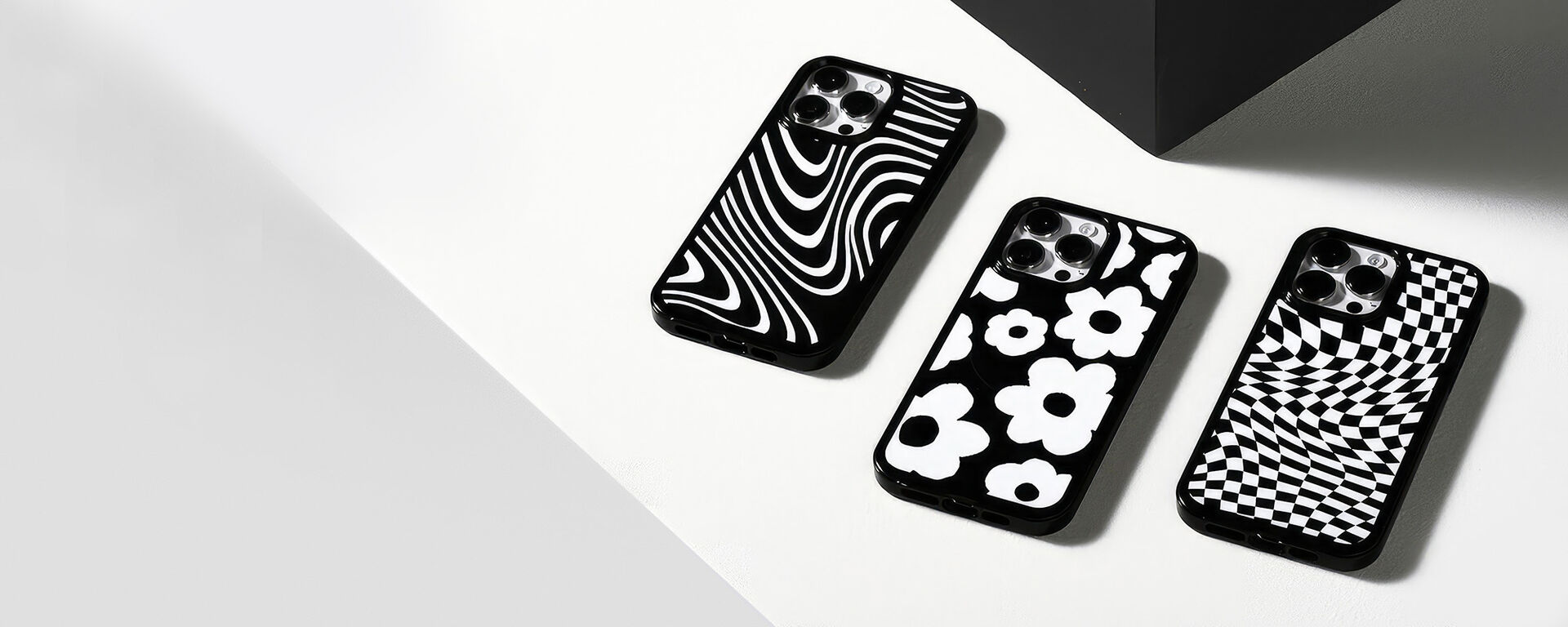 Black & White Symmetry iPhone cases